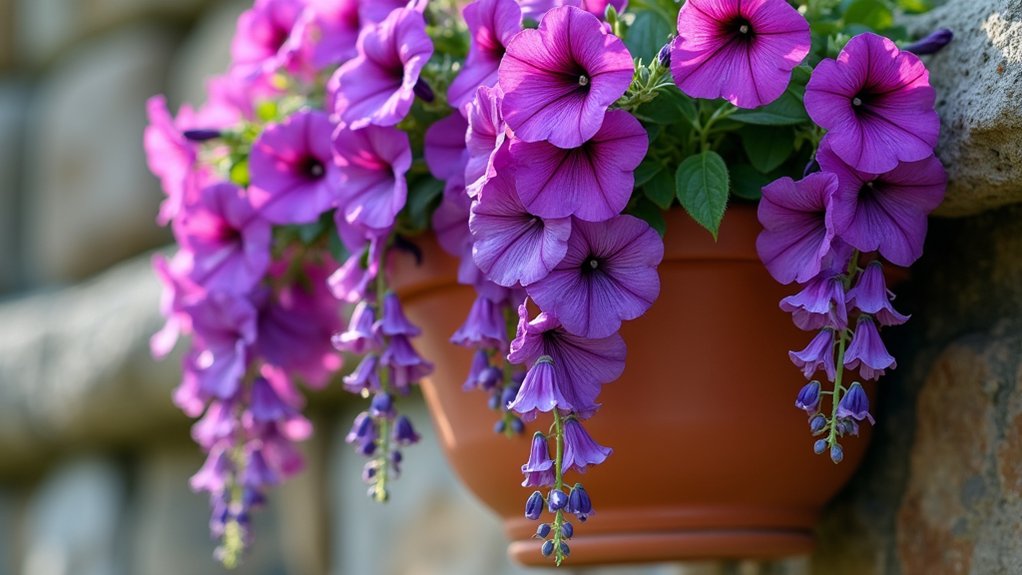 lush vibrant flowering plants