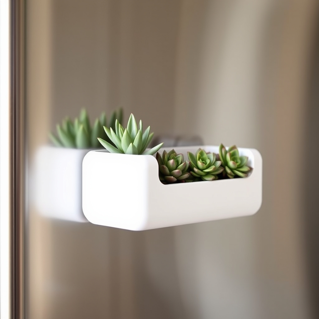 magnetic planters for surfaces