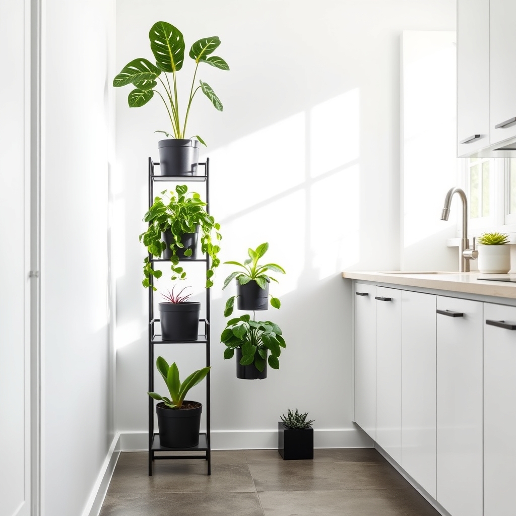 maximize corner space vertically
