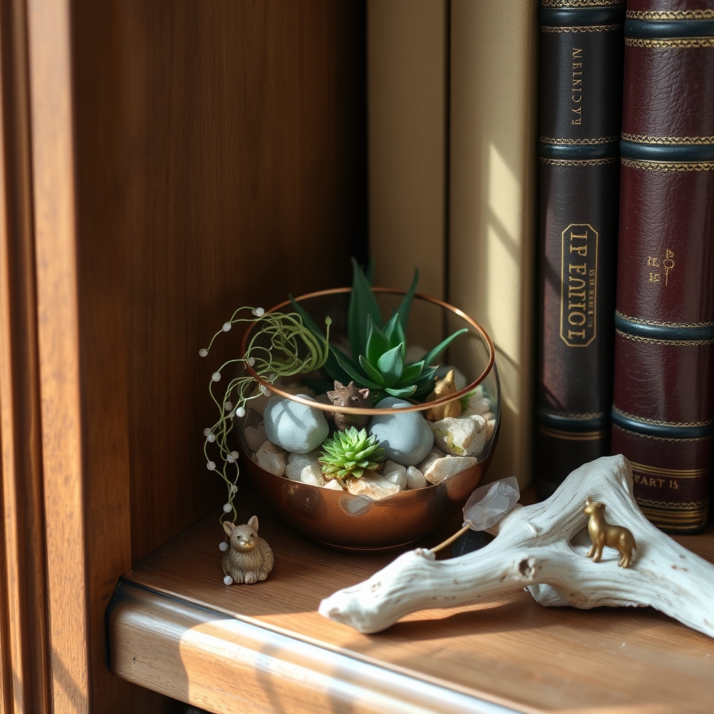 miniature garden displays crafted