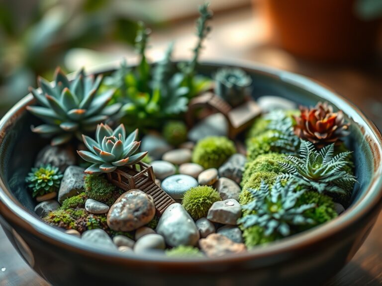 miniature plant dish gardens
