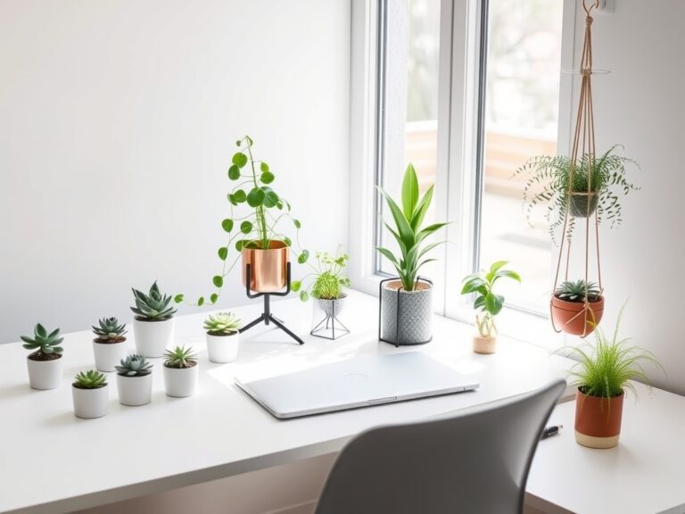 office plants enhance happiness