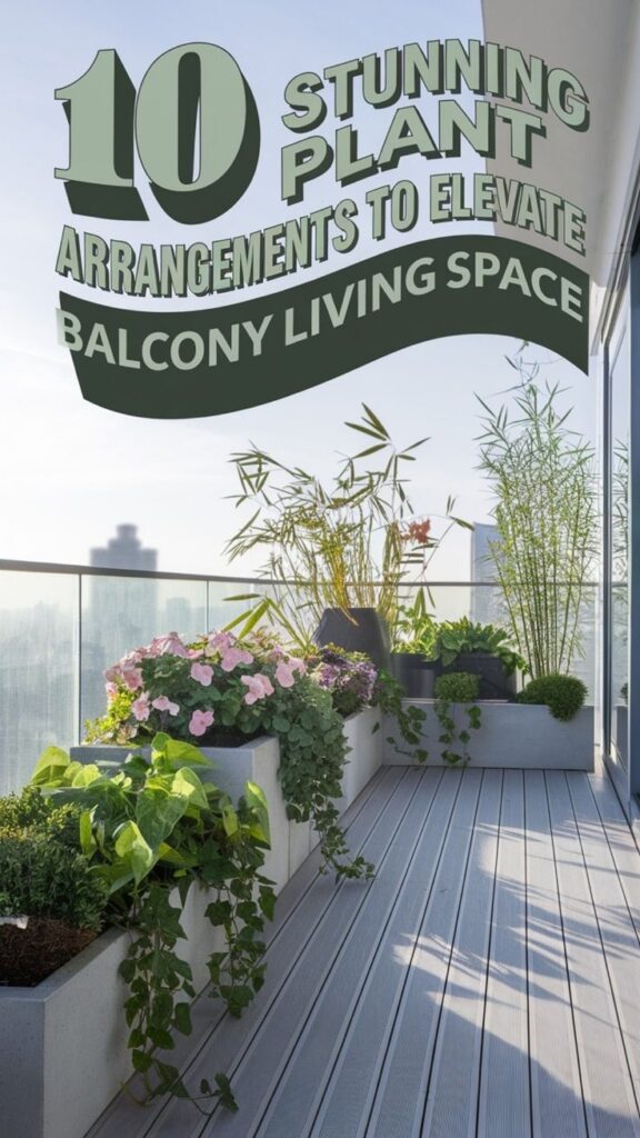 outdoor balcony plant design