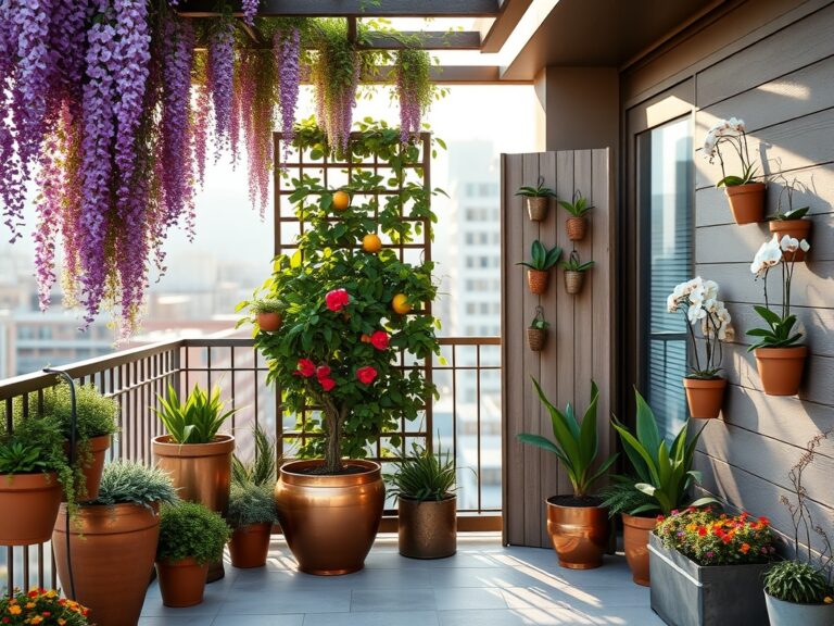 outdoor balcony plant transformation