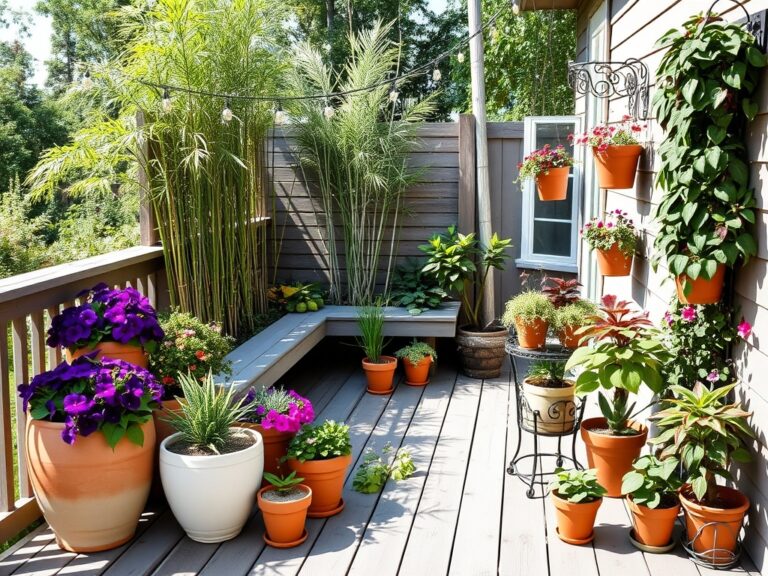 outdoor plants for decks