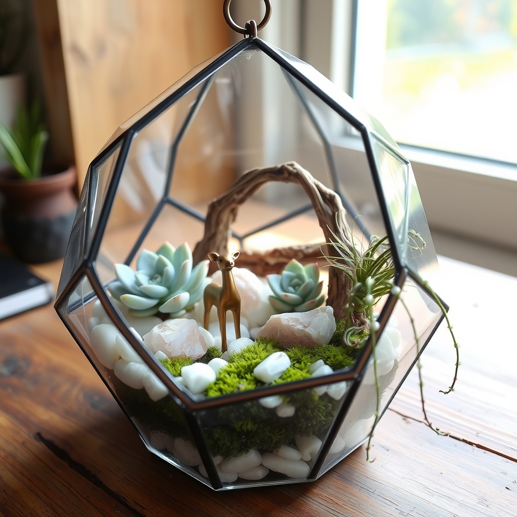 personalize unique terrarium design