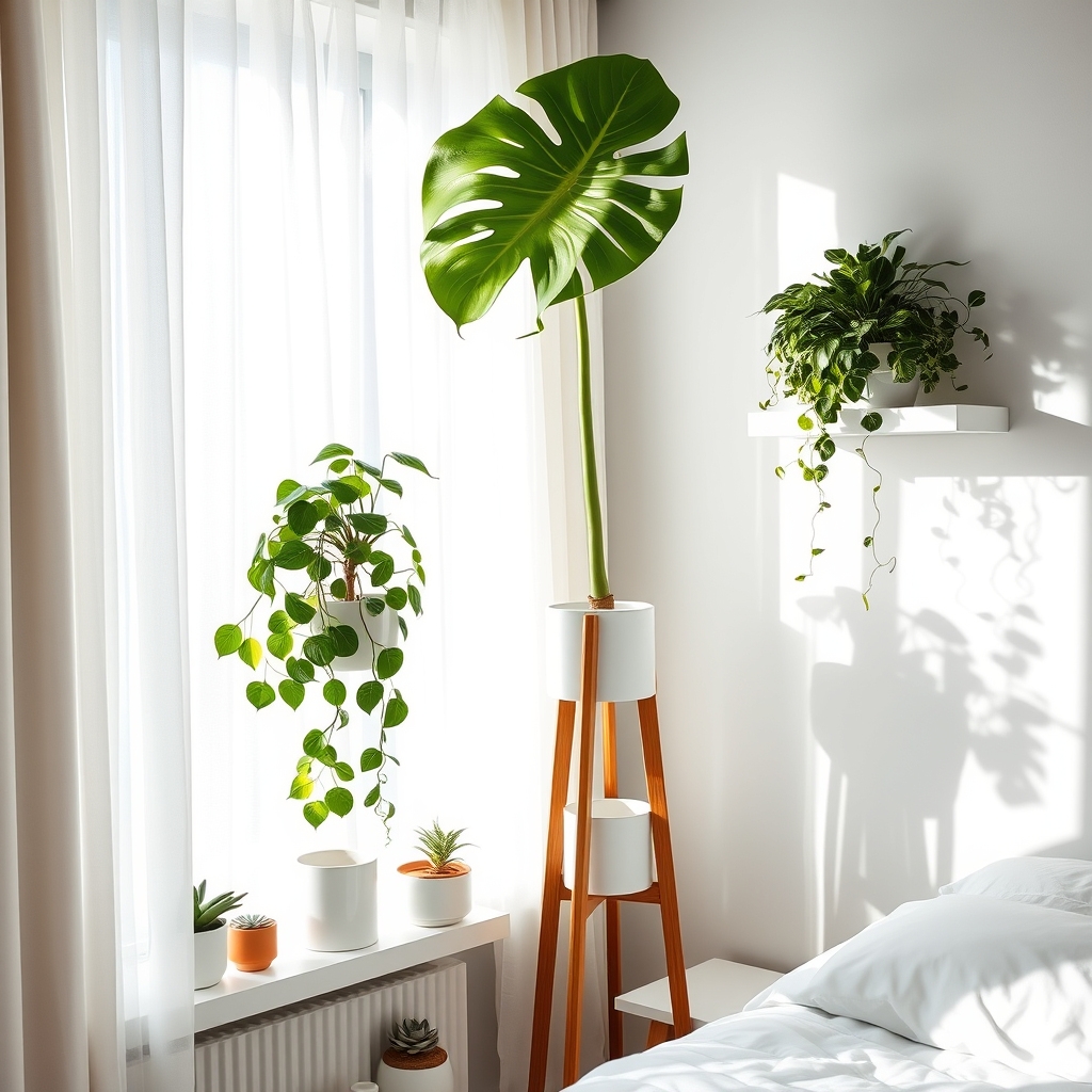 plant arrangements for bedrooms