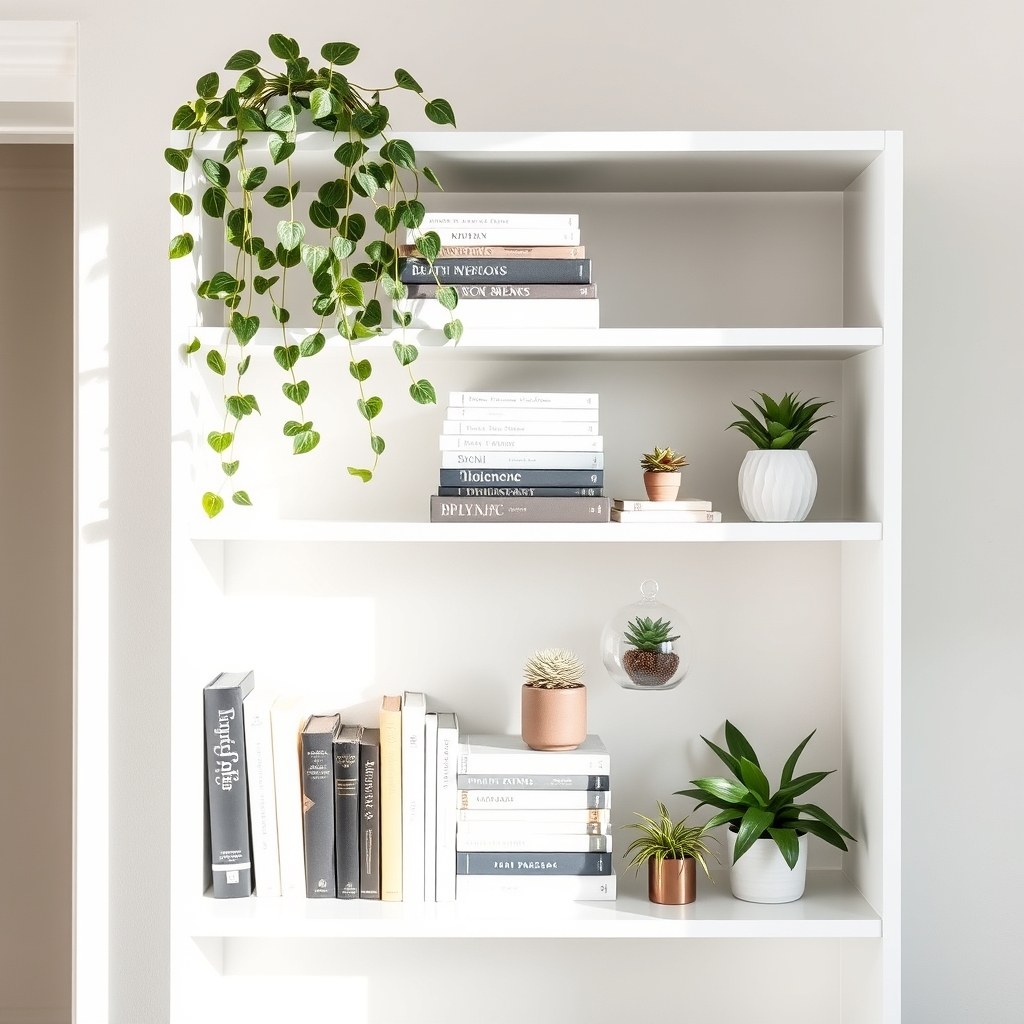 plant friendly bookshelf designs