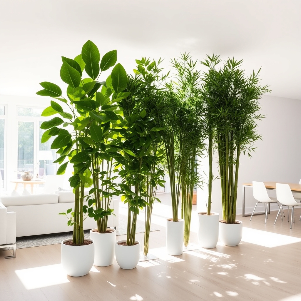 plants as room dividers