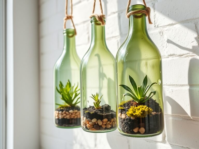 practical bottle terrarium designs