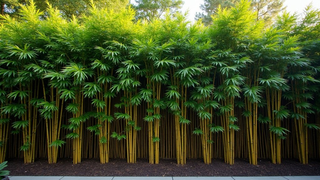 rapidly expanding bamboo privacy