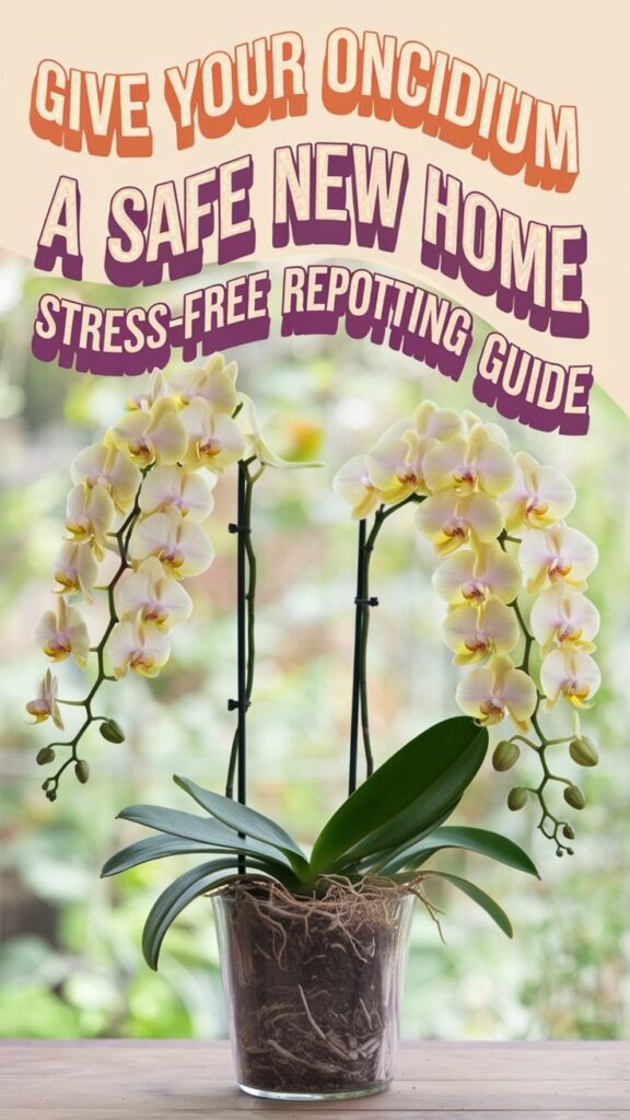 repot oncidium orchids