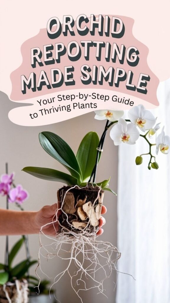 repotting orchids