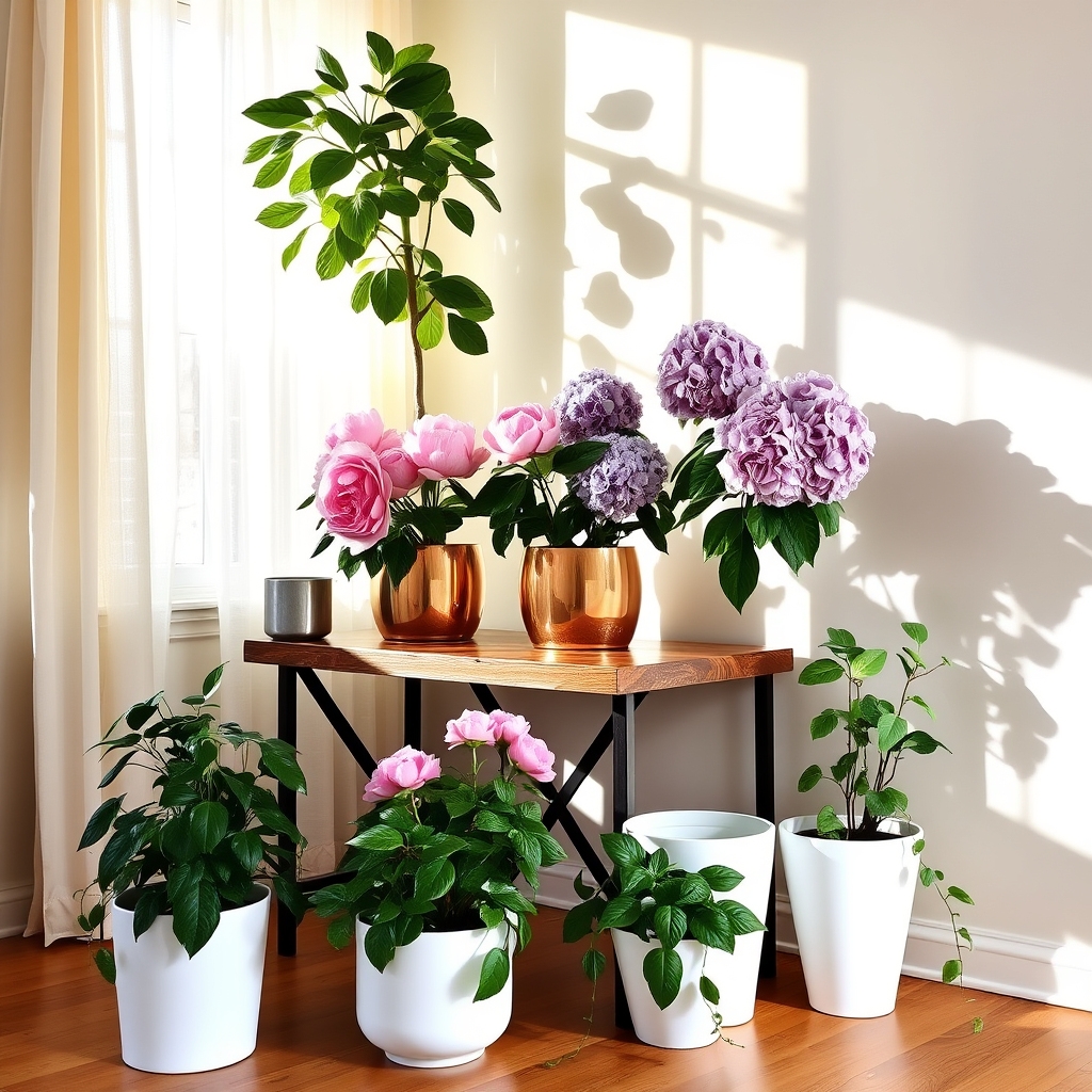 seasonal plant rotation style