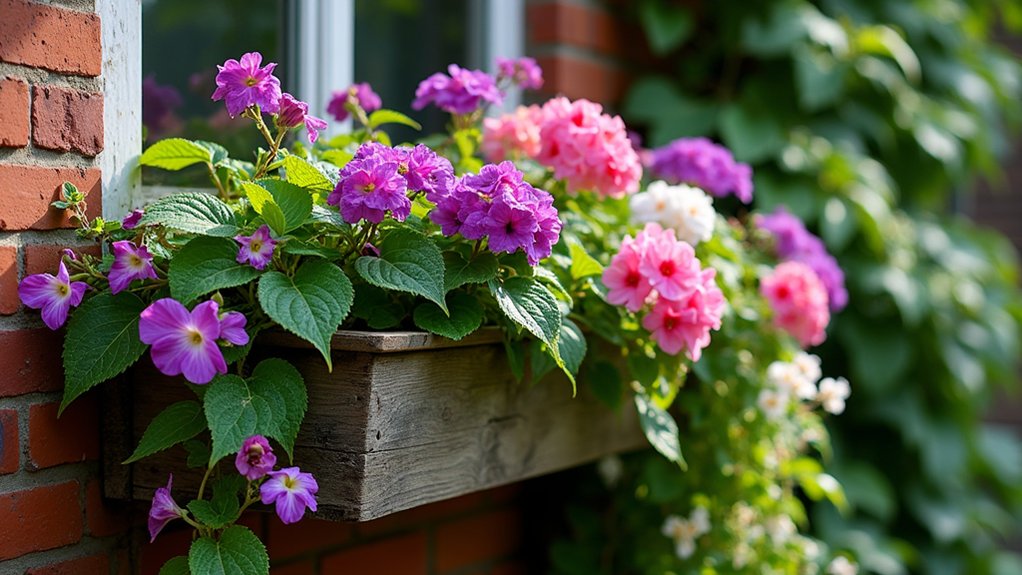 shade loving flowerbox plants