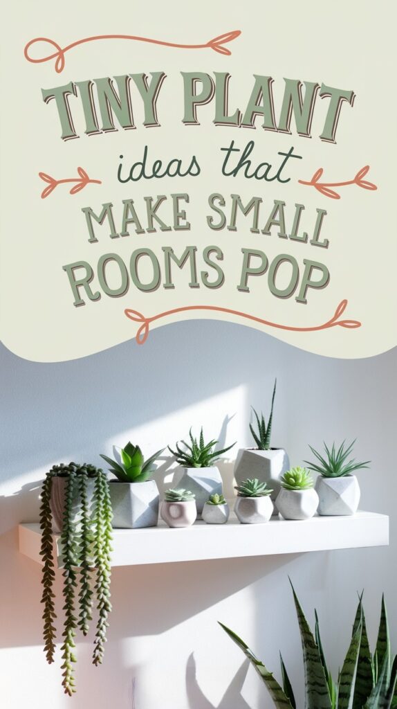 small plants indoor decor 1