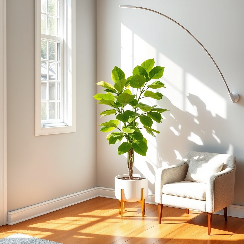 statement floor plants enhance