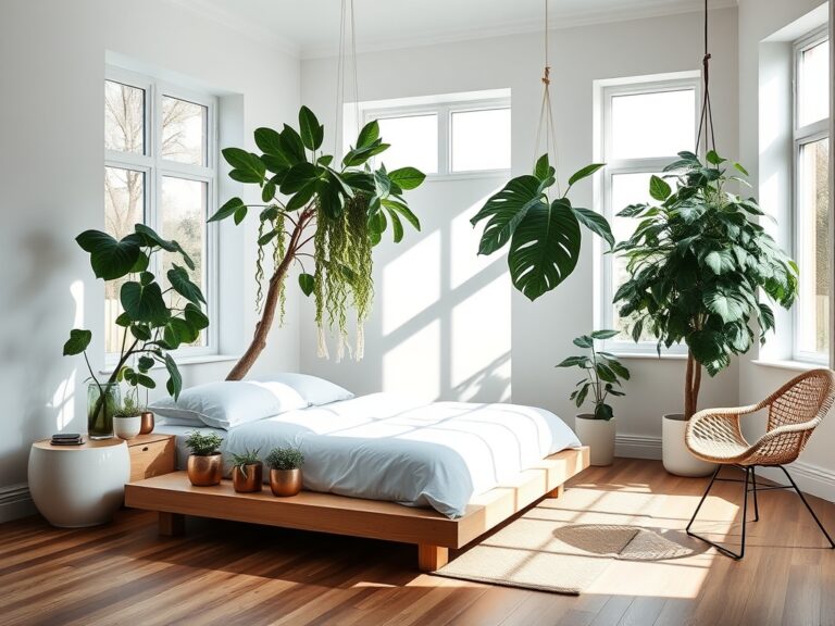 stunning plant bedroom decor