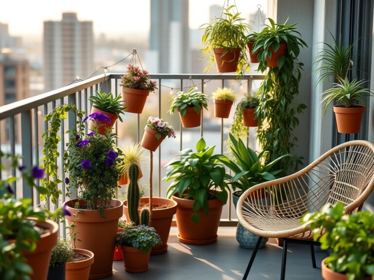 stylish affordable balcony plant ideas