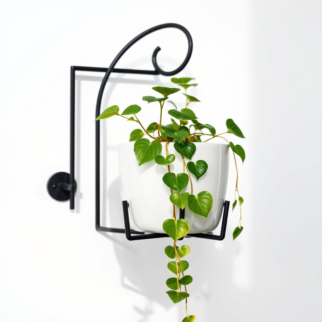 stylish plant support brackets