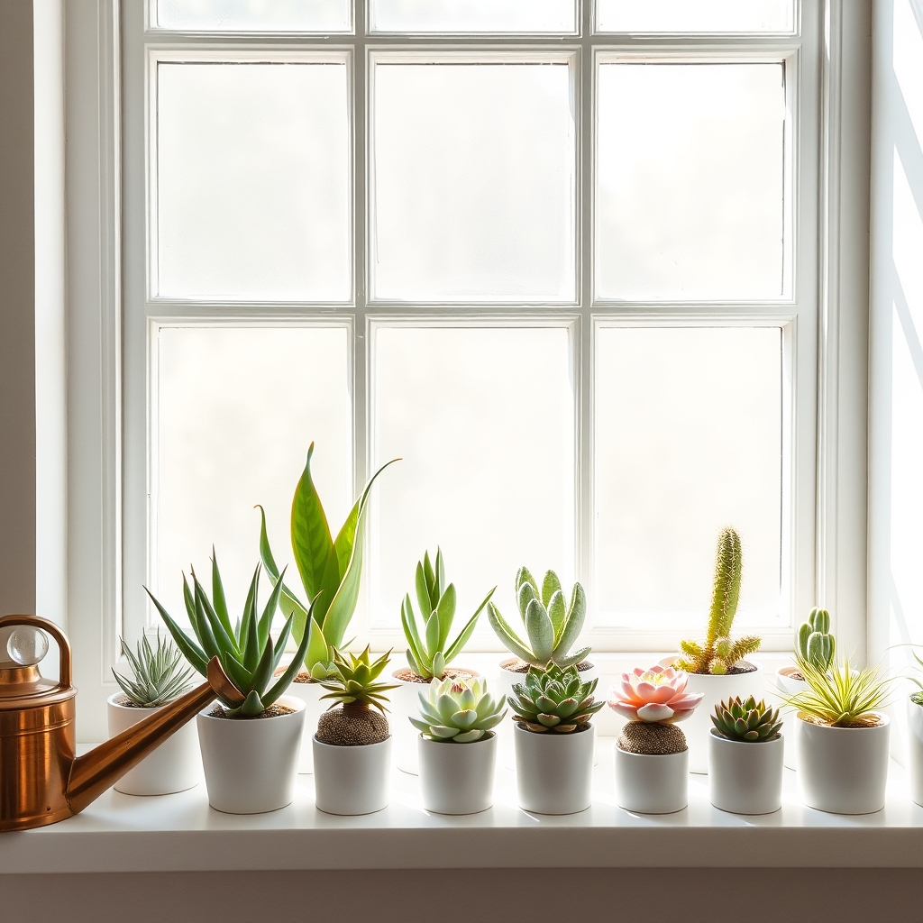 sun loving window sill plants