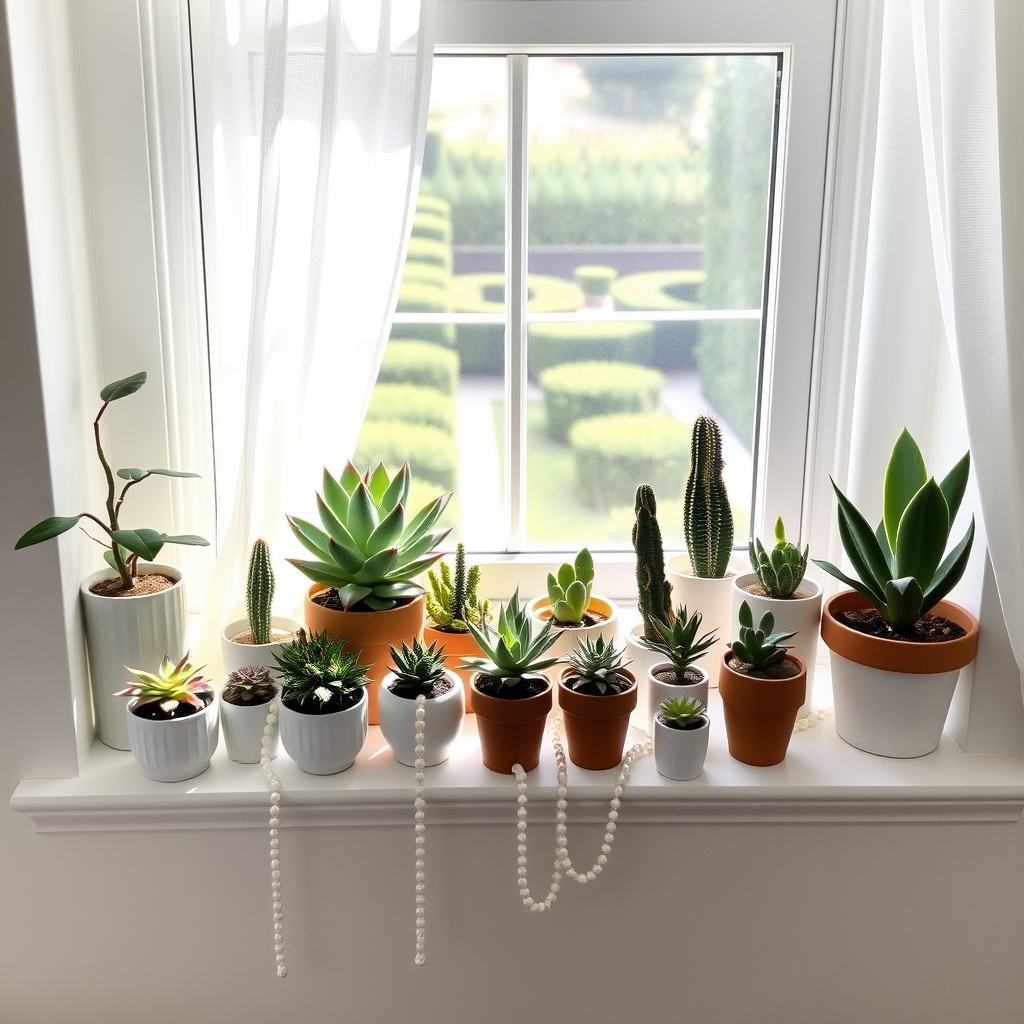 sun loving window sill plants
