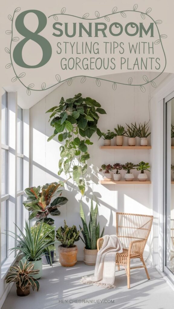 sunroom styling tips