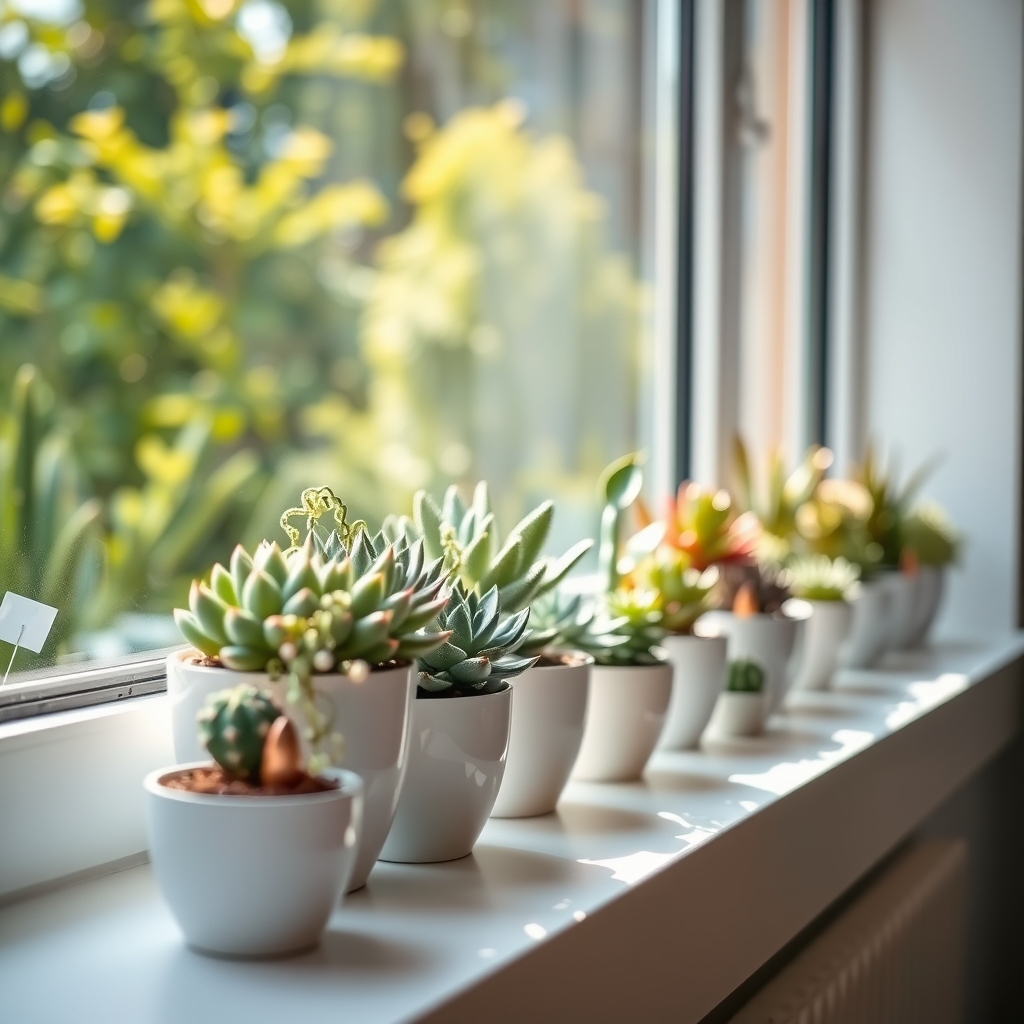 sunshine loving windowsill plants