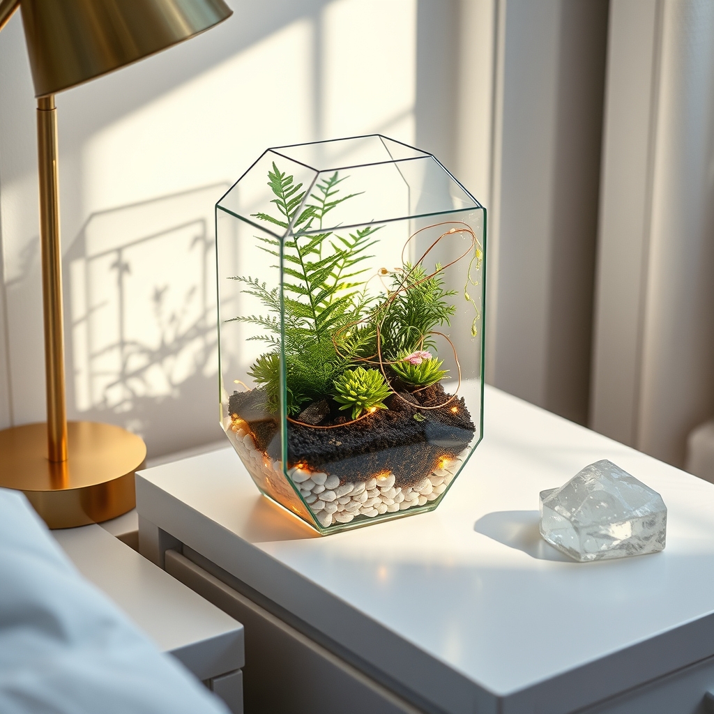 terrarium for nightstand decor