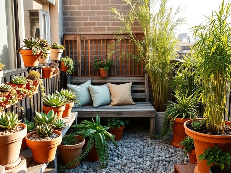 thriving low maintenance balcony landscape