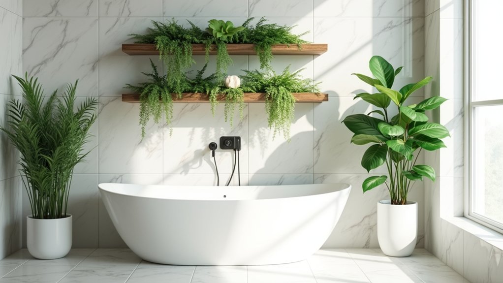 tiered botanical display design