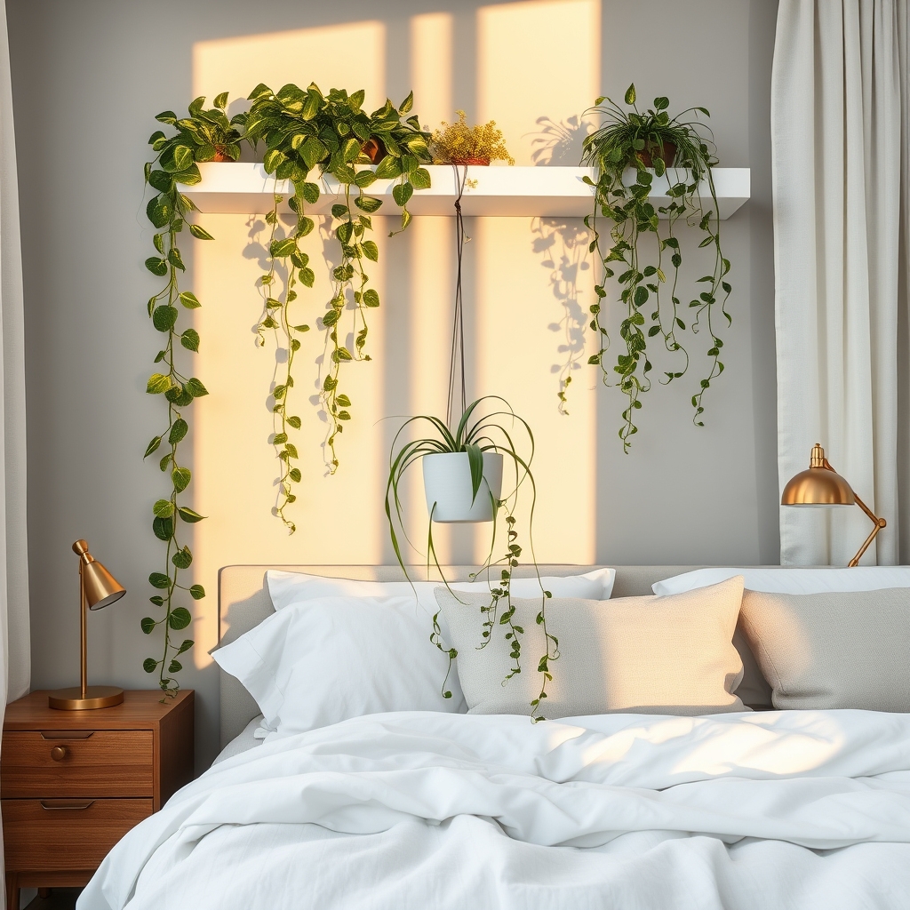 trailing plants for bedside