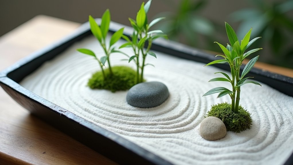 tranquil bamboo garden oasis