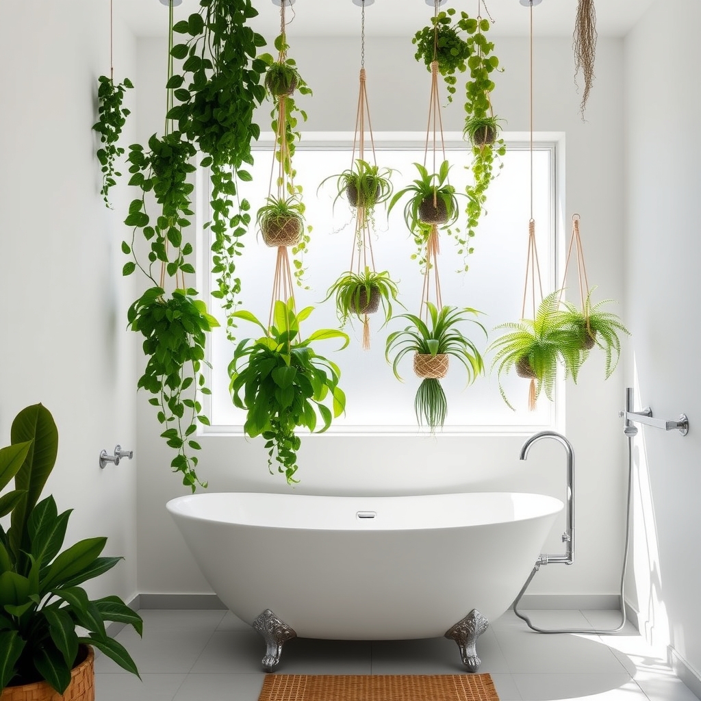 tropical paradise with greenery