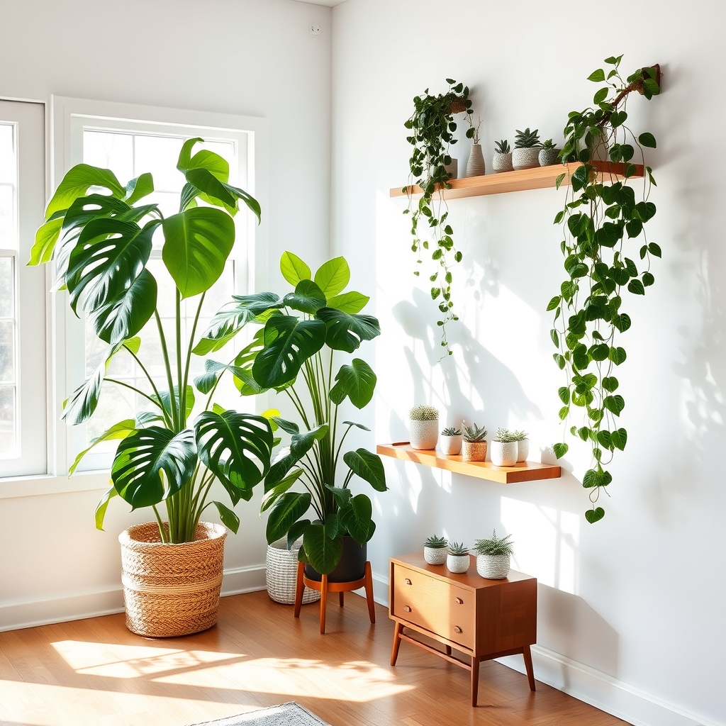 varied plant heights visually enhance