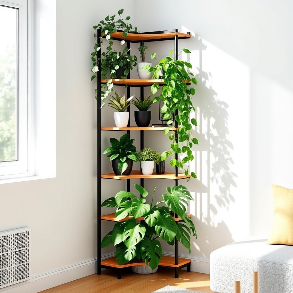 versatile tiered plant displays