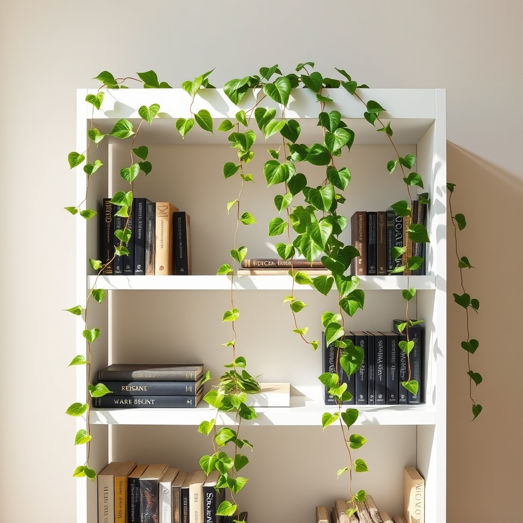 vertical drama with trailing plants