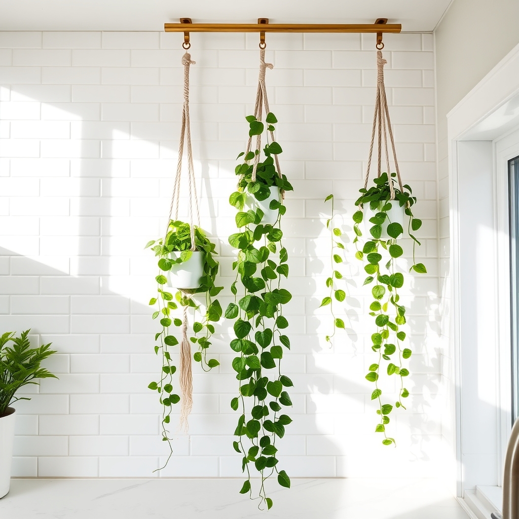 vertical gardening with hangers