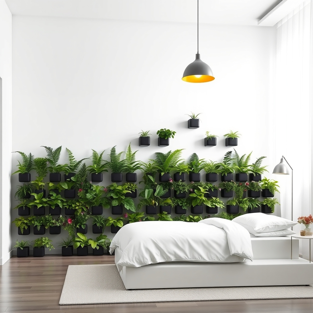 vertical greenery wall displays