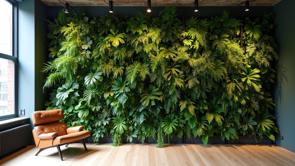 vertical plant display ideas