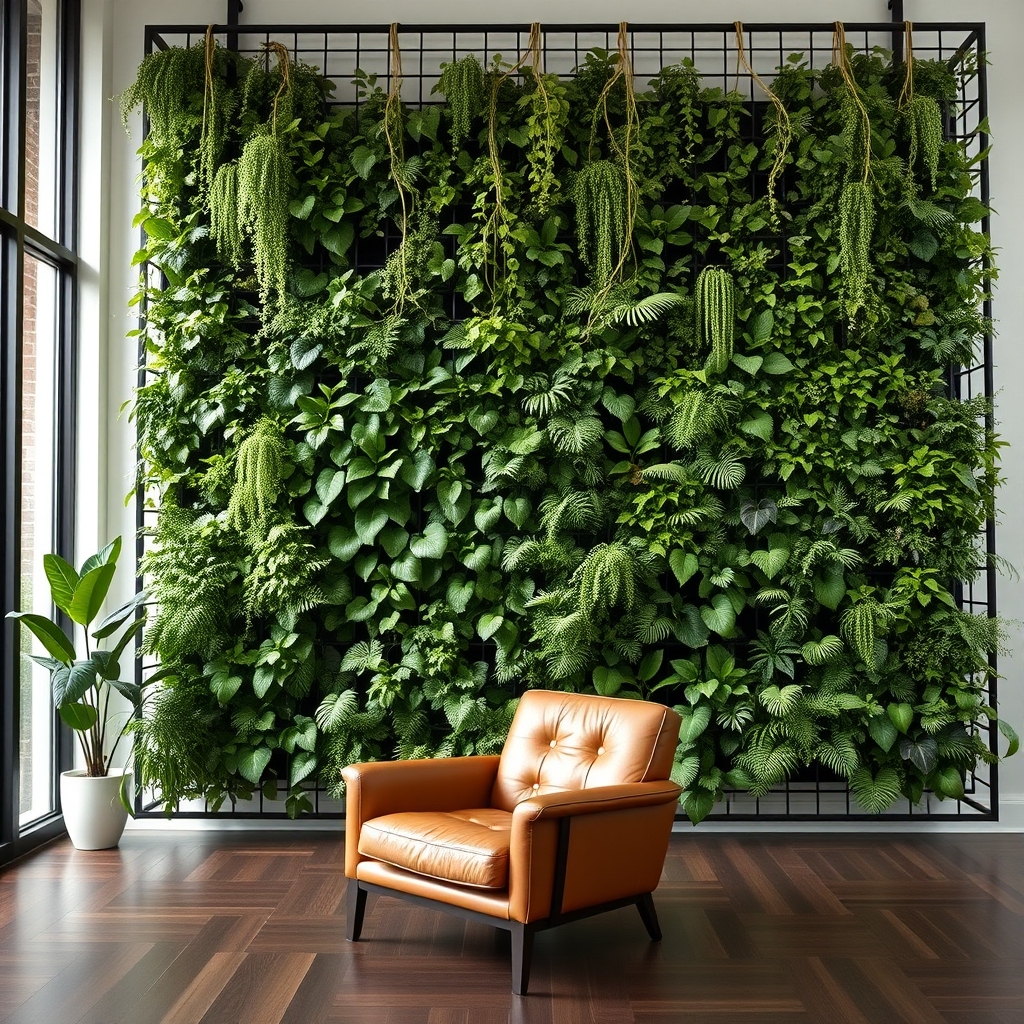 vertical plant display techniques