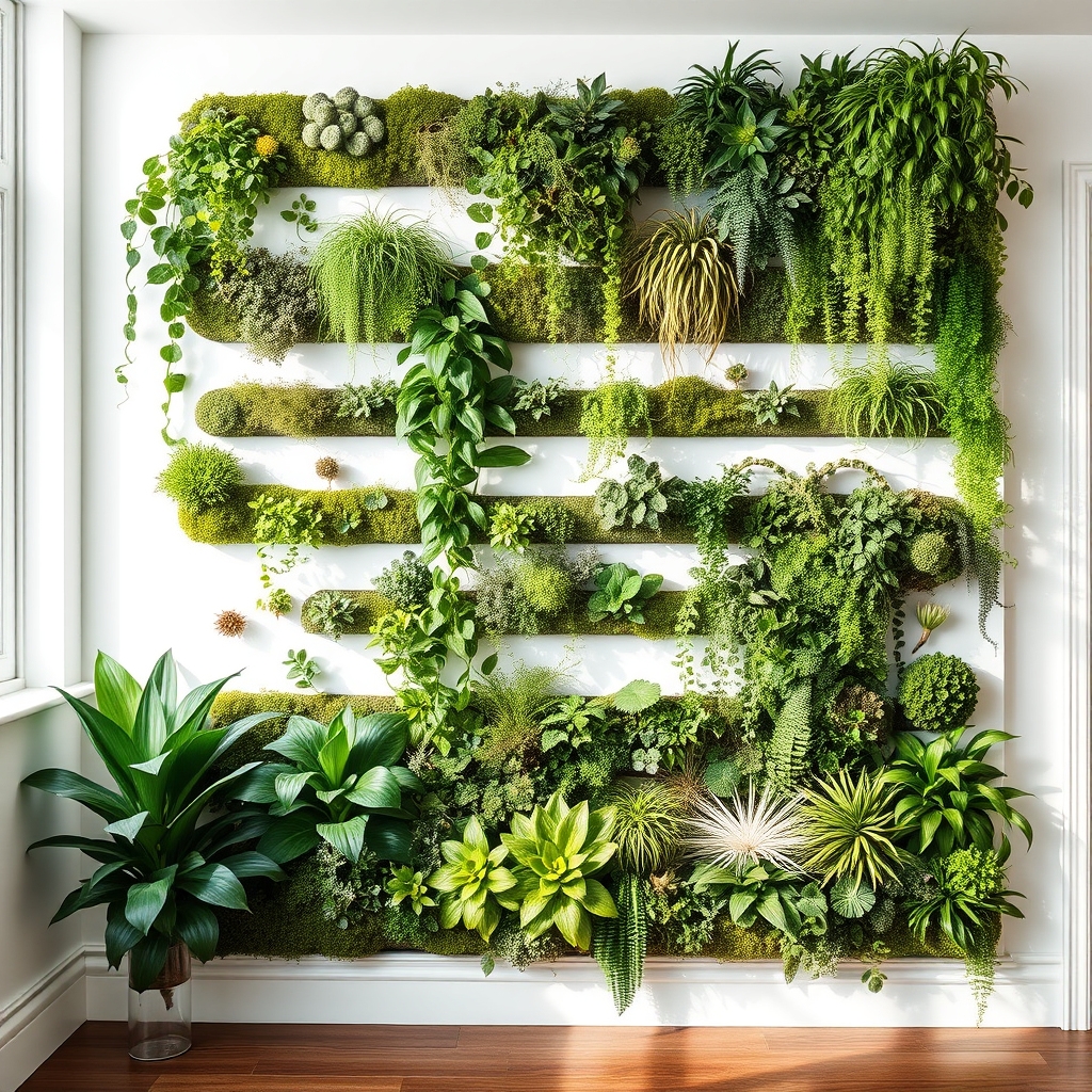 vertical plant wall design