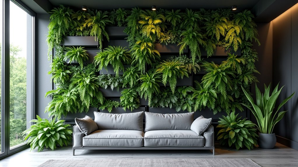 vertical plant wall installations