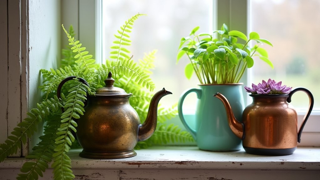 vintage containers for plants