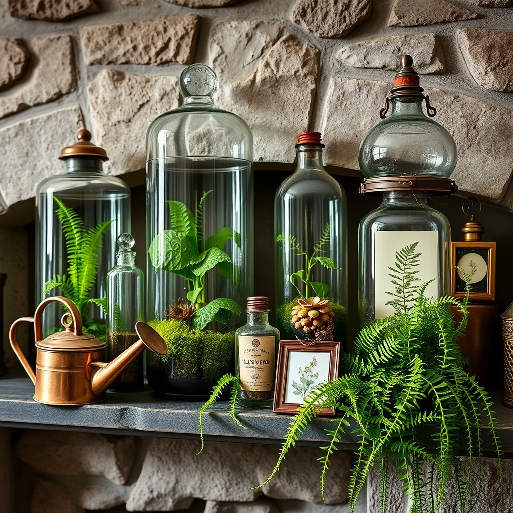 vintage terrarium design ideas