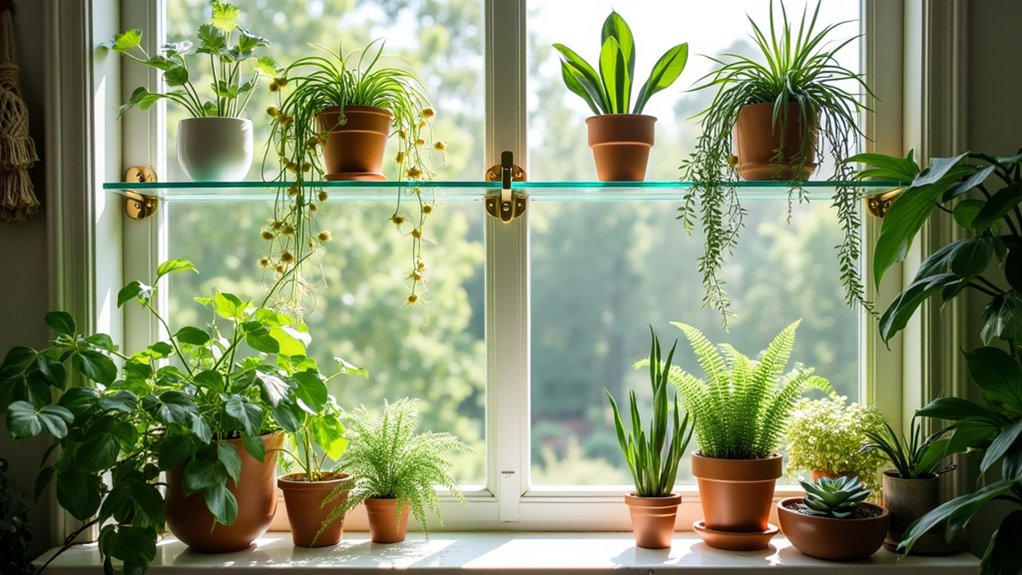windows as greenhouse spaces