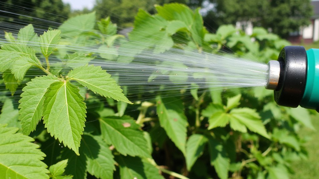 aphid removal with water