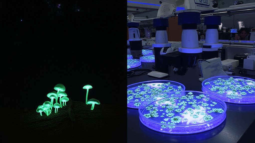 artificially glowing plants developed