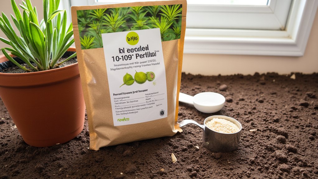 balanced fertilizer for plants