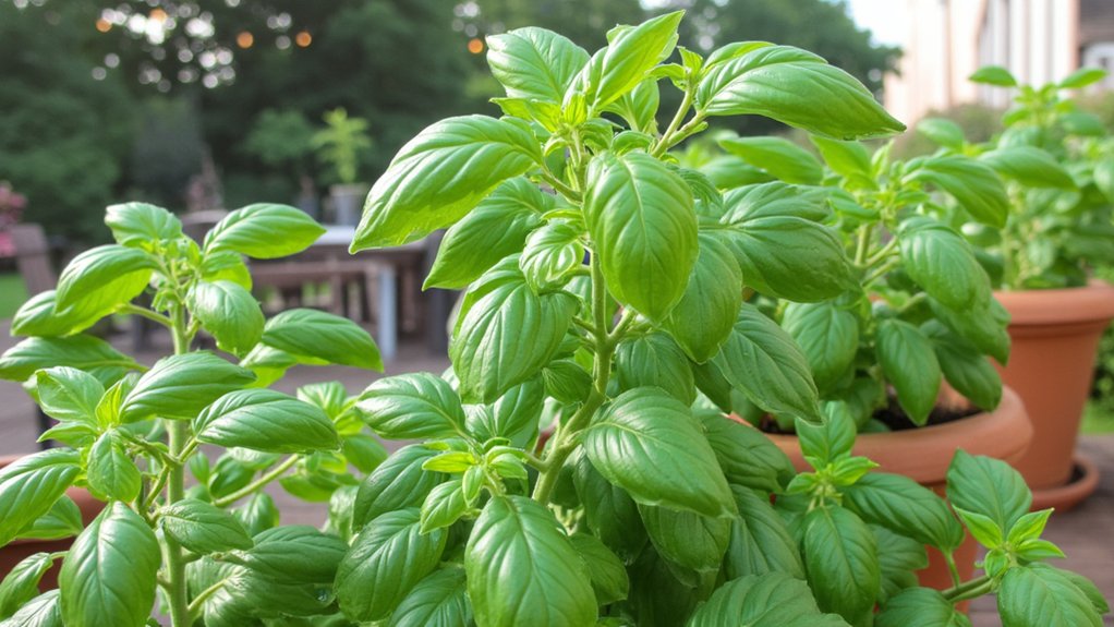 basil effectively repels mosquitoes